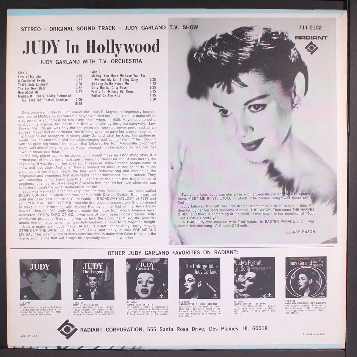 judy in hollywood by JUDY GARLAND