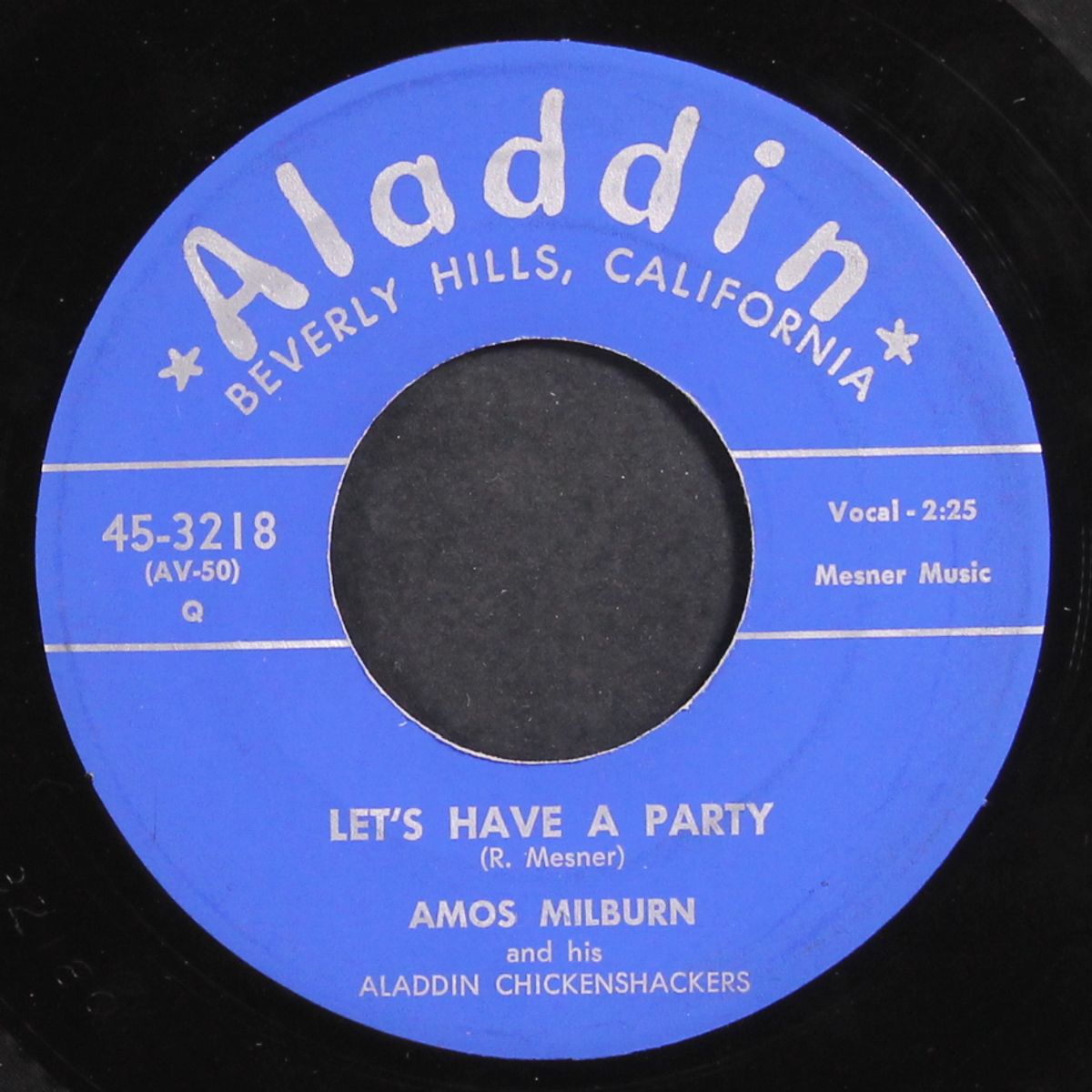 good, good whiskey / let's have a party by AMOS MILBURN