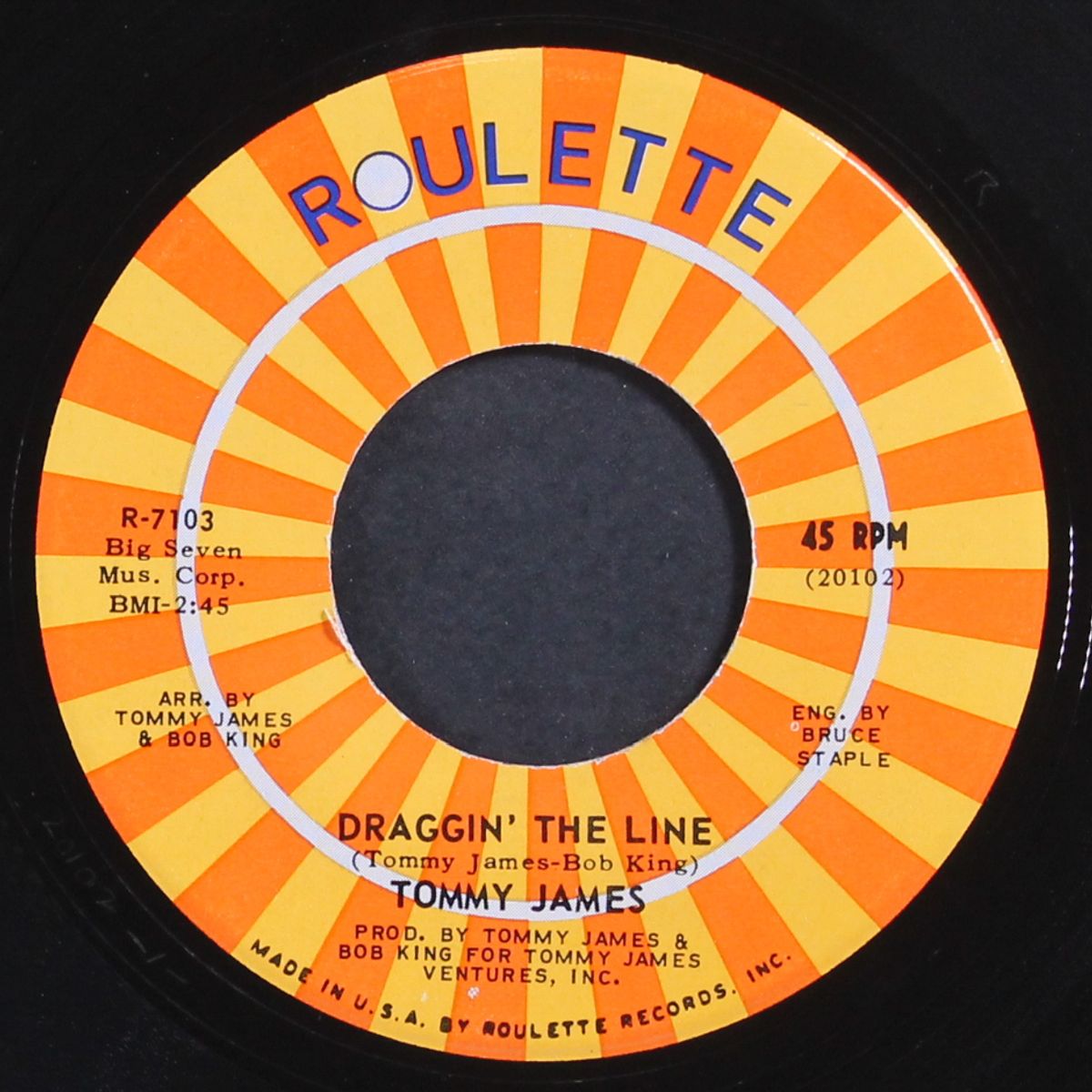 draggin' the line / bits & pieces by TOMMY JAMES