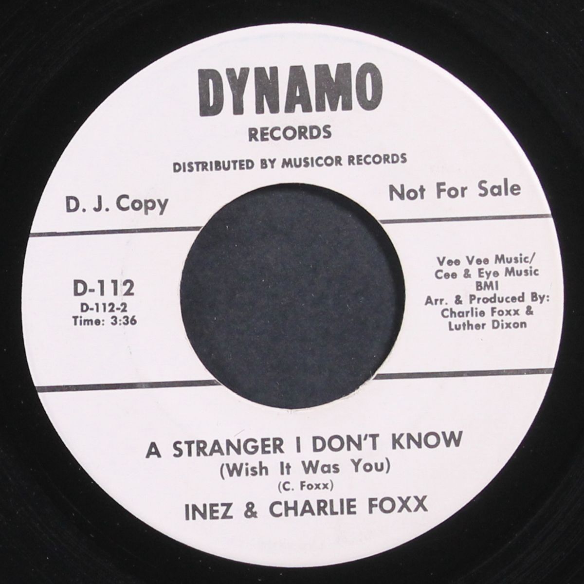 count the days / a stranger i don't know by INEZ & CHARLIE FOXX