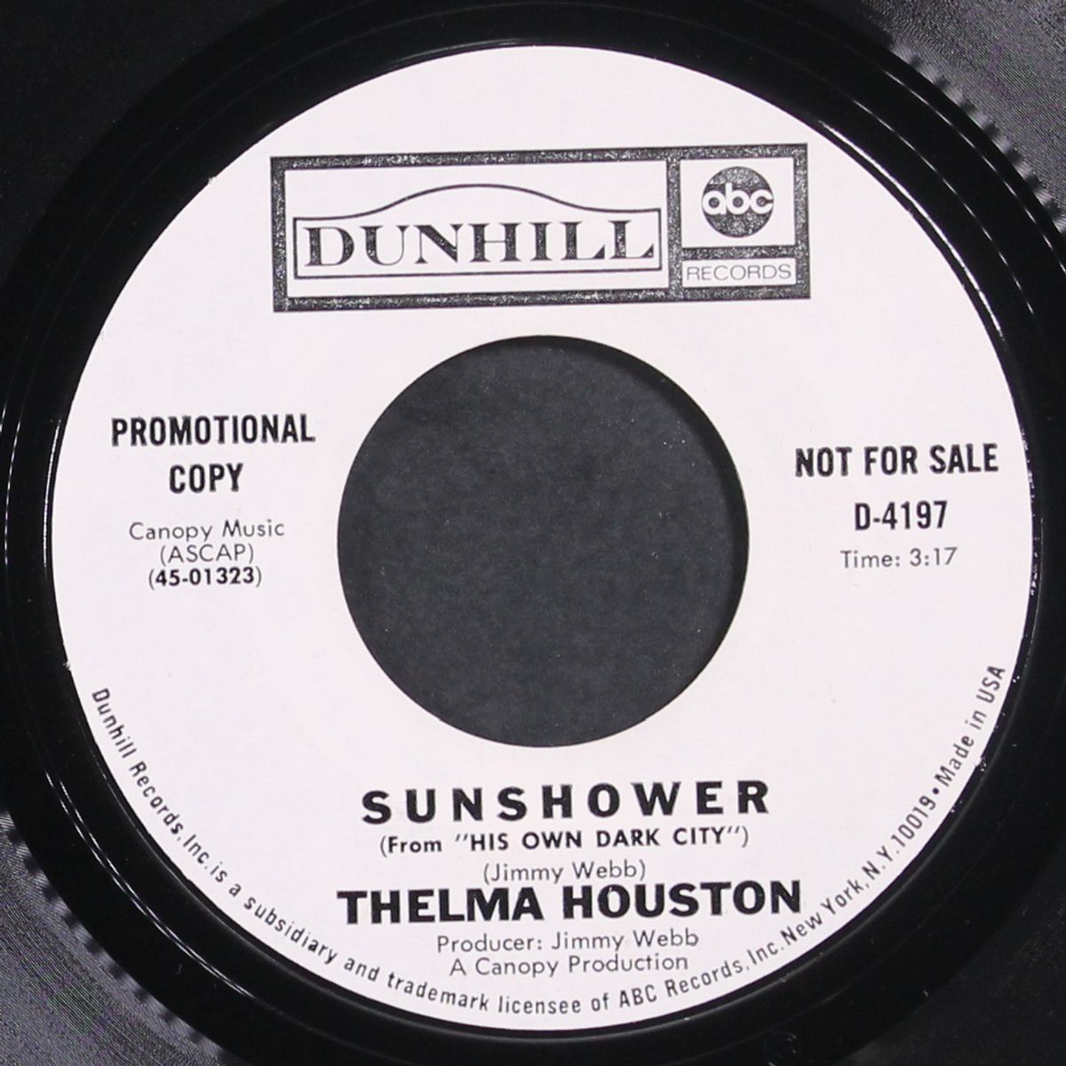 if this was the last song / sunshower by THELMA HOUSTON