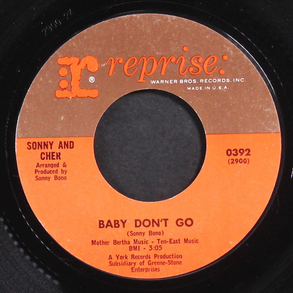 baby don't go / walkin' the quetzal by SONNY & CHER