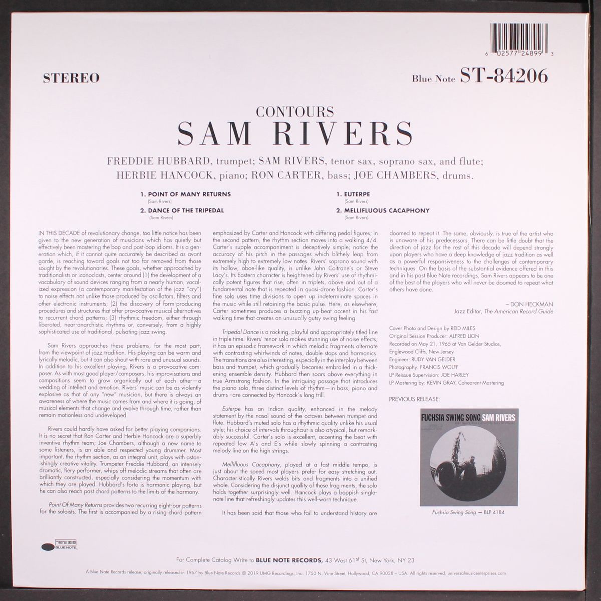 contours by SAM RIVERS