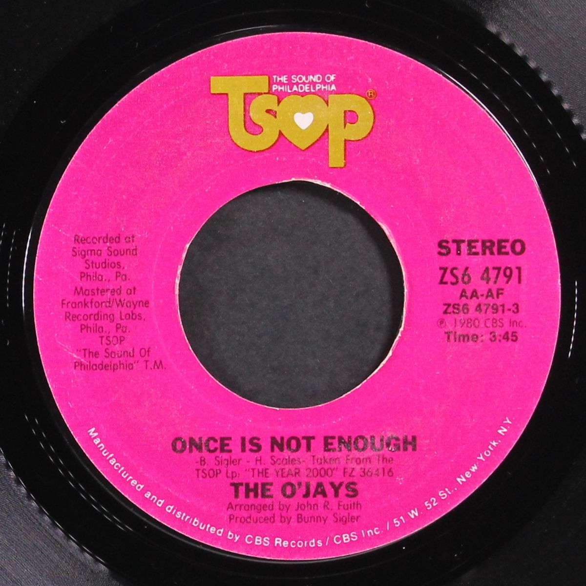 to prove i love you / once is not enough by O'JAYS
