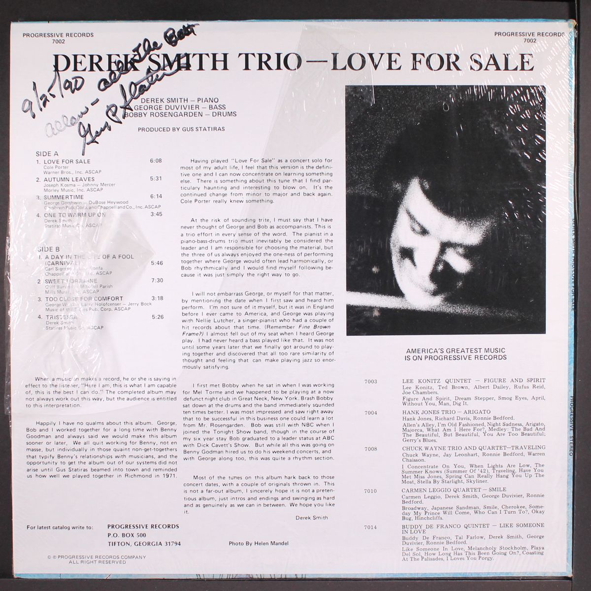 love for sale by DEREK SMITH