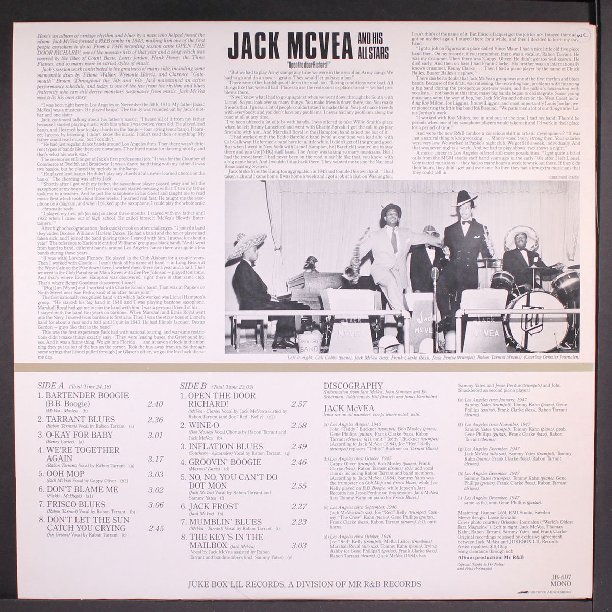 open the door richard! by JACK MCVEA