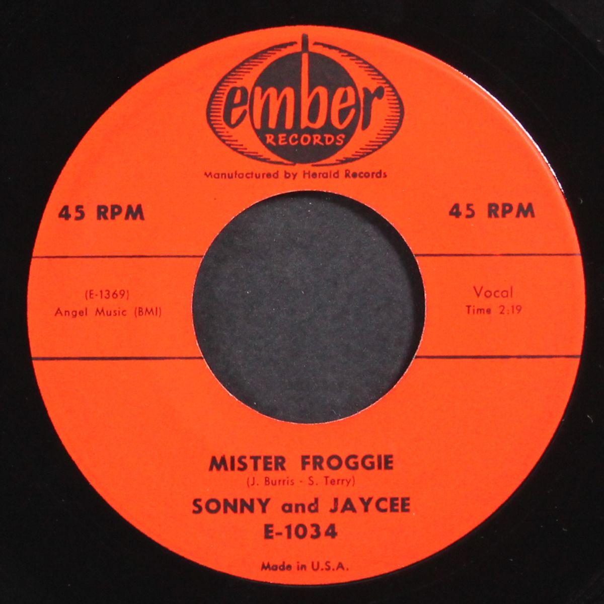 you keep doggin' me / mister froggie by SONNY & JAYCEE