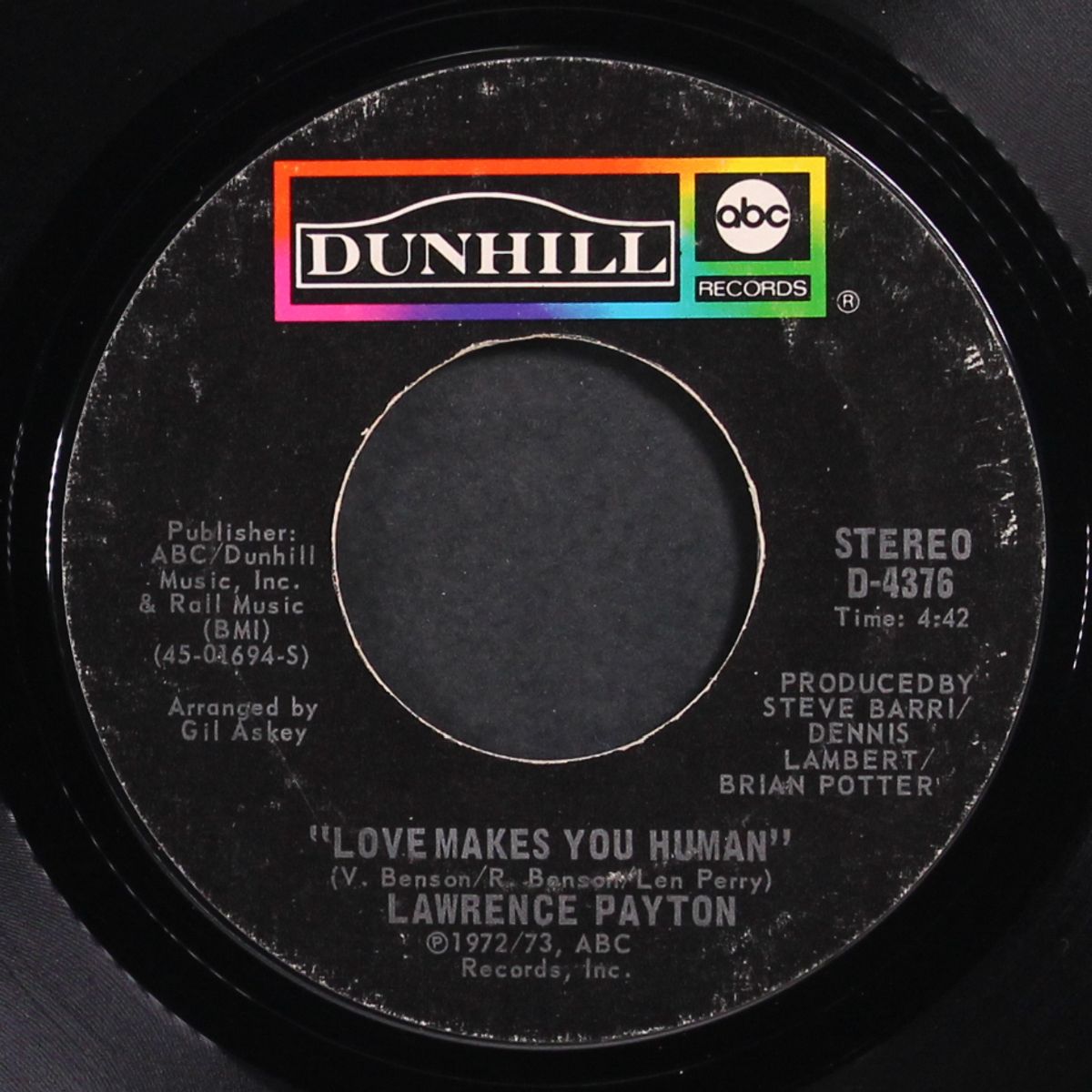 one woman man / love makes you human by LAWRENCE PAYTON