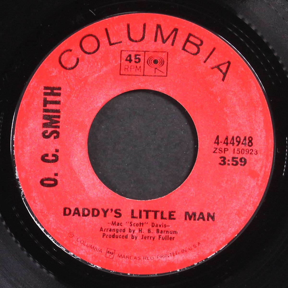 daddy's little man / if i leave you now by O.C. SMITH