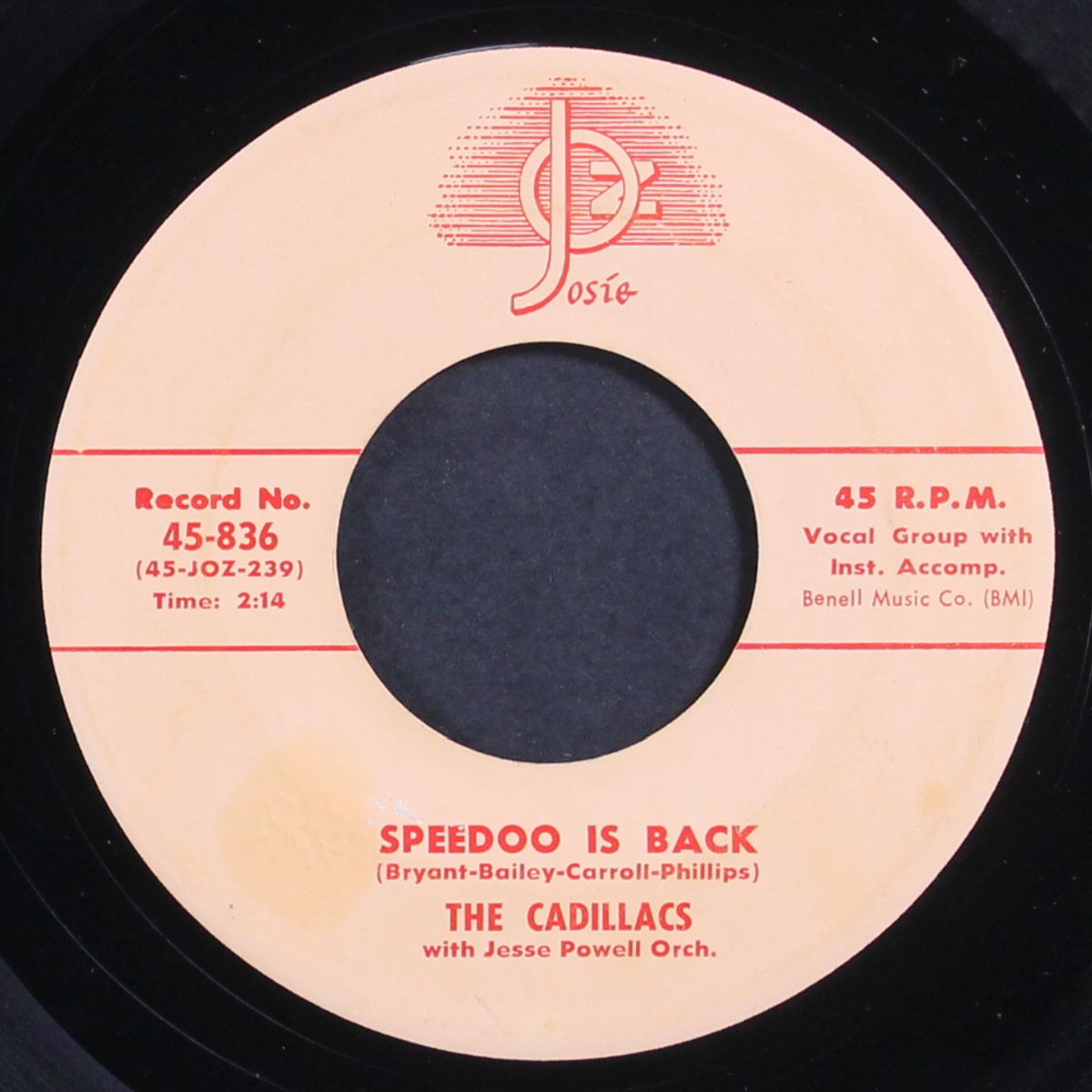speedoo is back / a' looka here by CADILLACS
