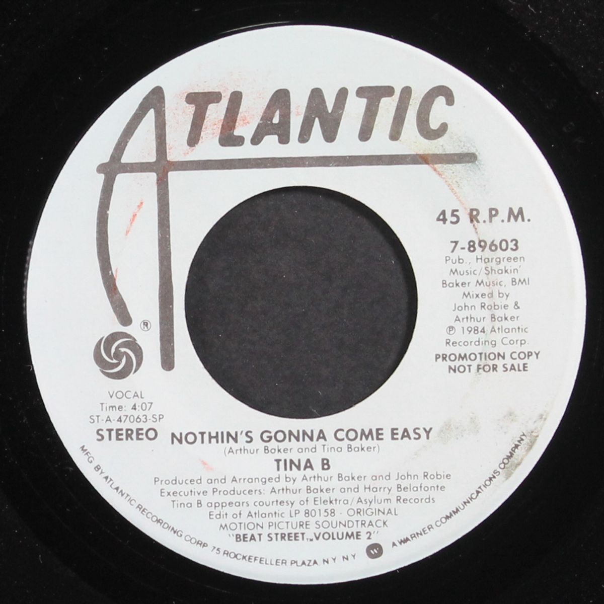 nothin's gonna come easy / same by TINA B