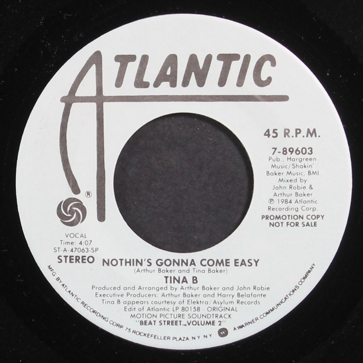 nothin's gonna come easy / same by TINA B