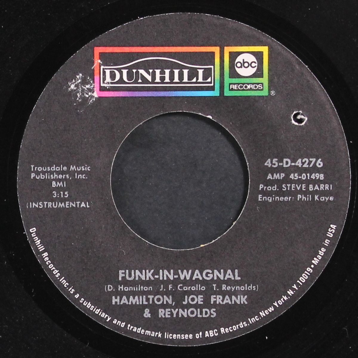 don't pull your love / funk-in-wagnal by HAMILTON,JOE FRANK & REYNOLDS