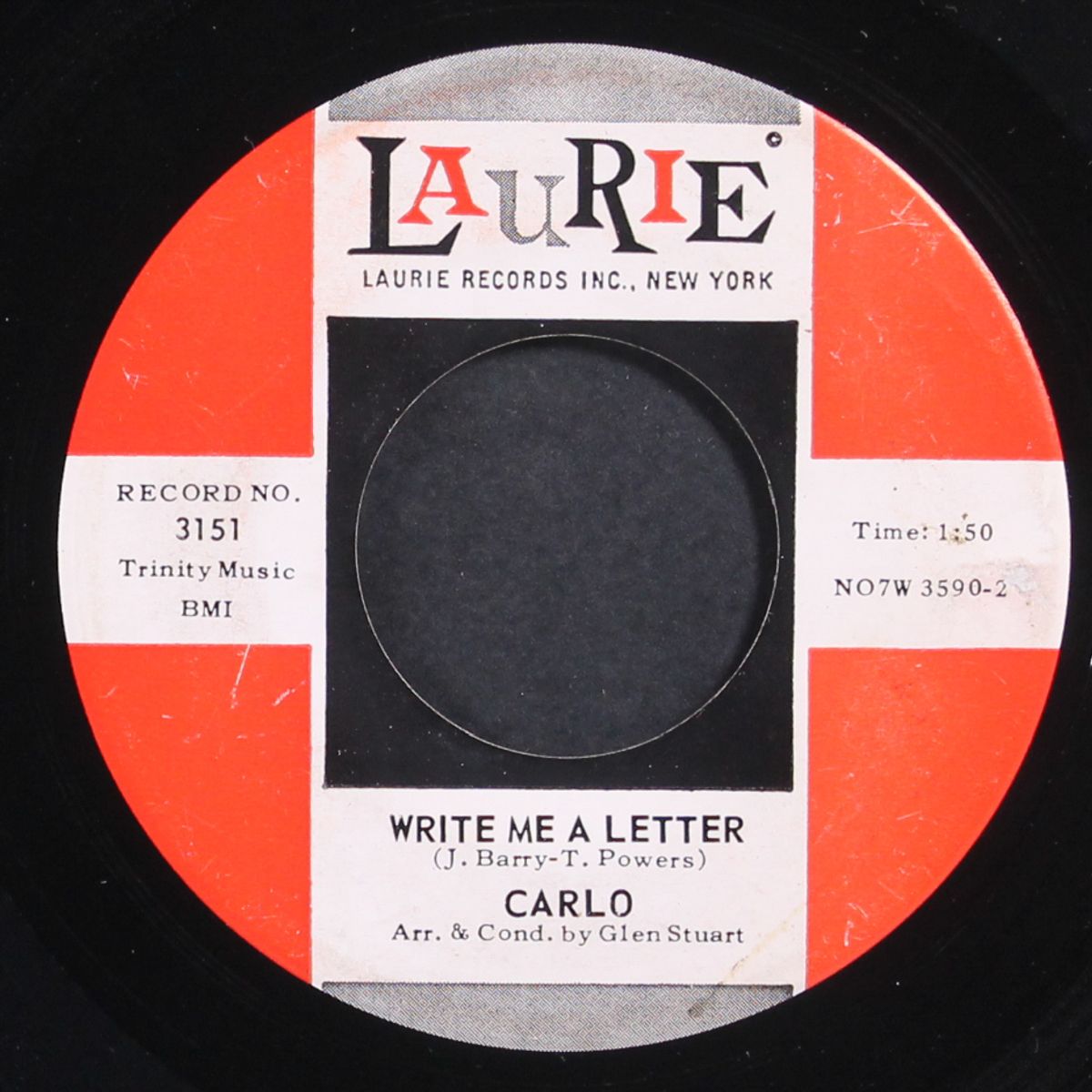 write me a letter / baby doll by CARLO & GROUP