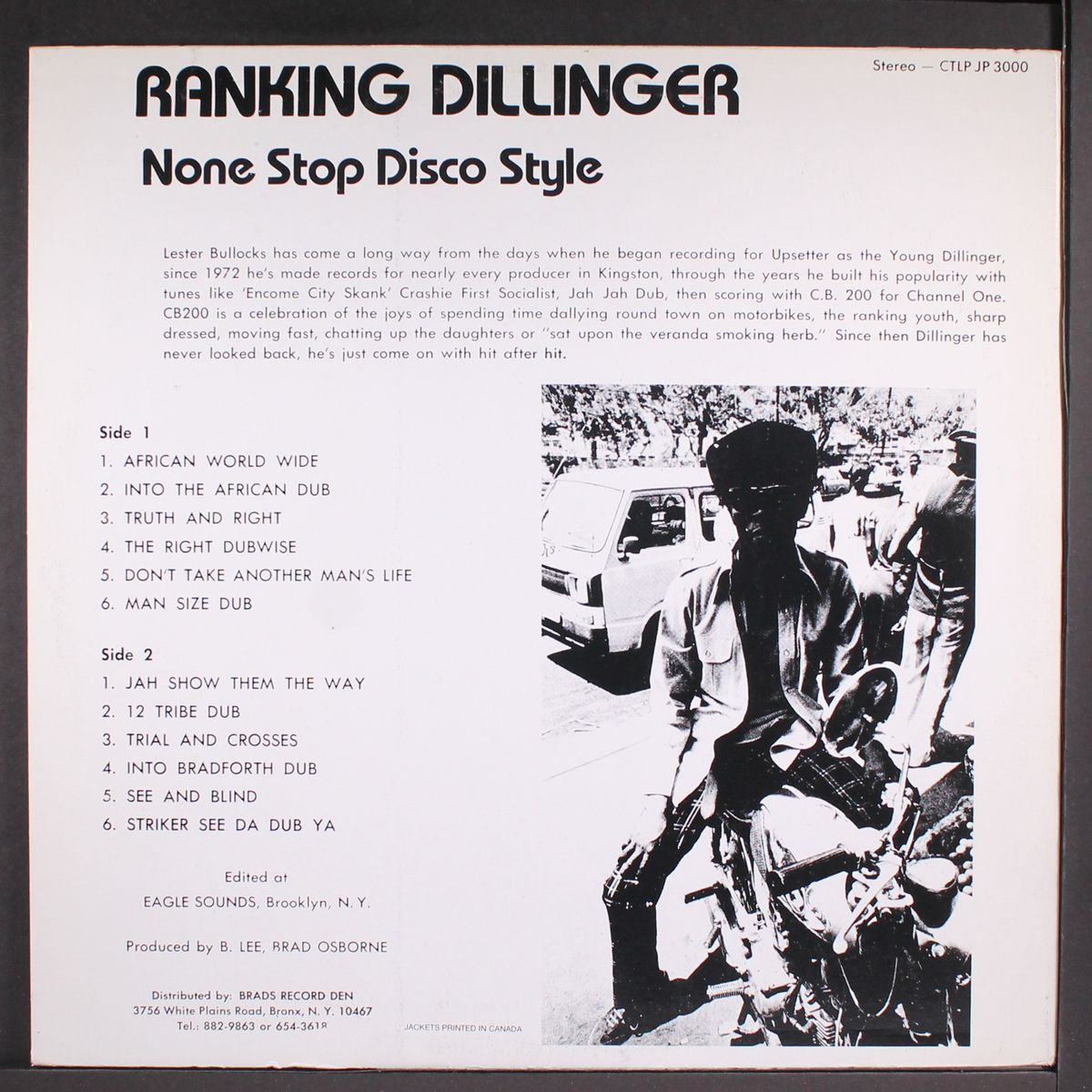 none stop disco style by RANKING DILLINGER