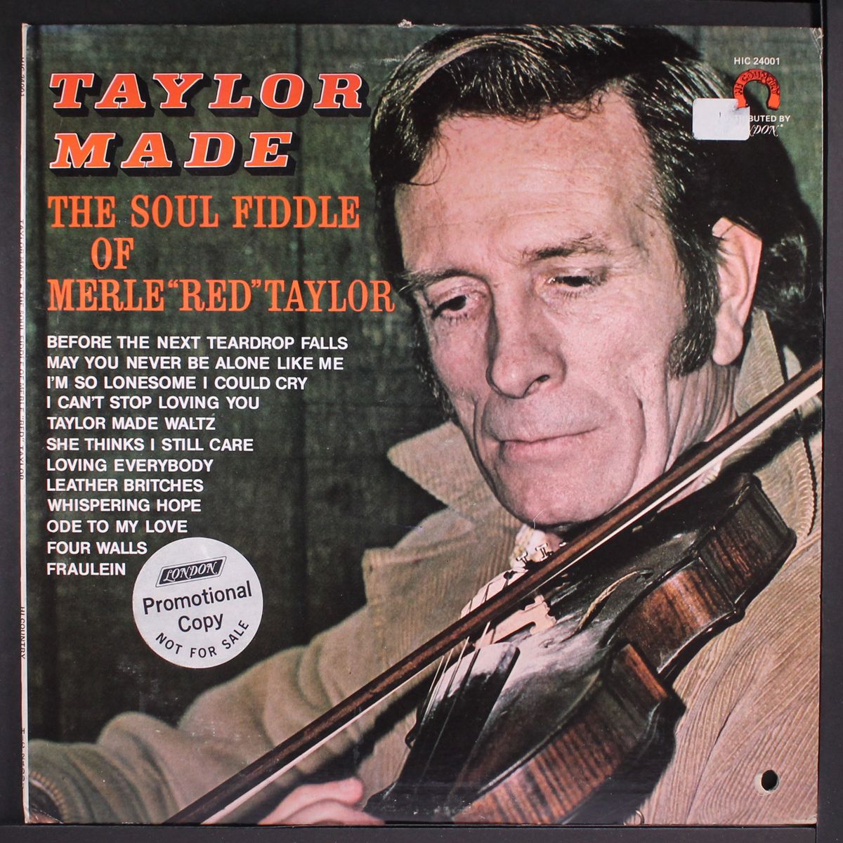 taylor made by MERLE 'RED' TAYLOR