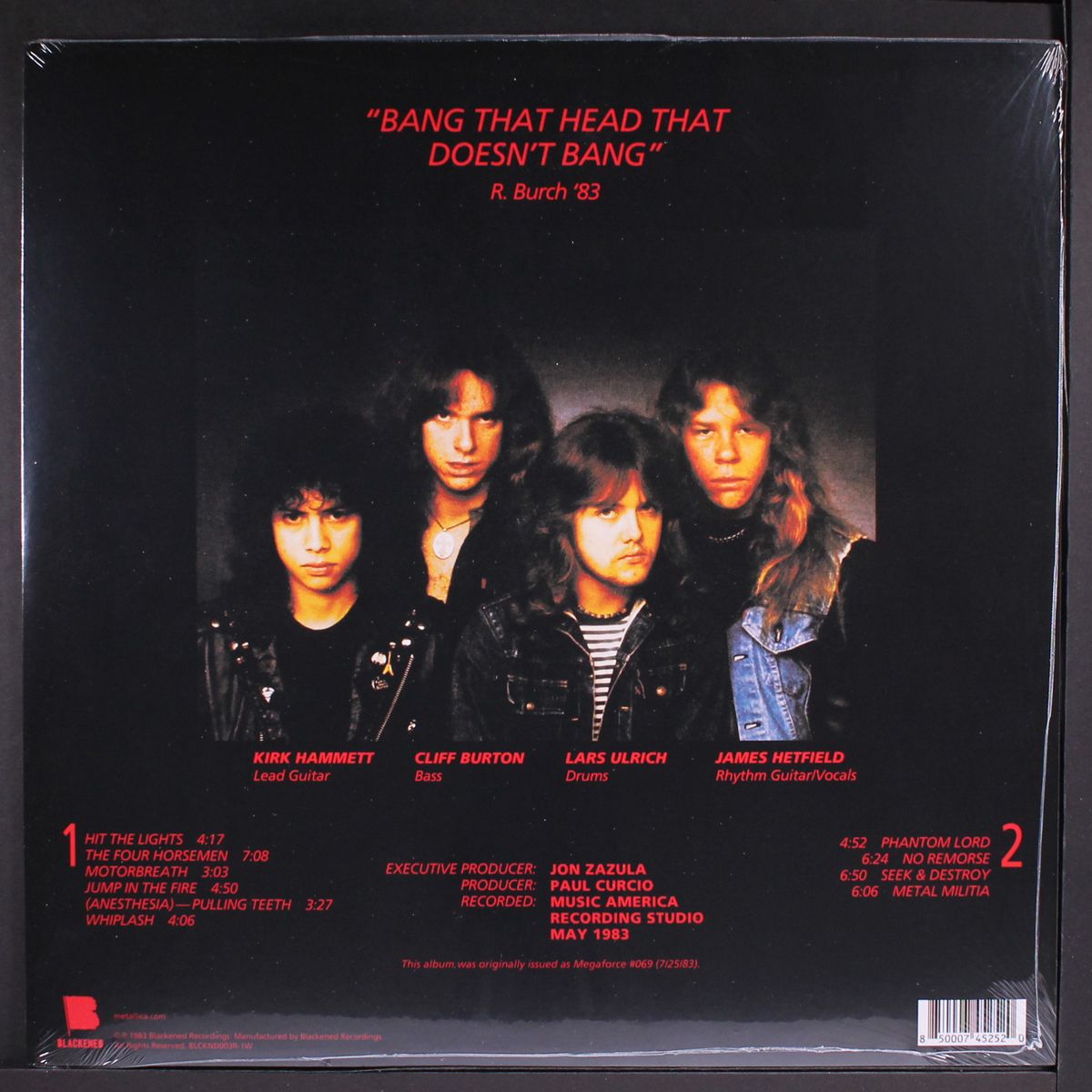 kill 'em all by METALLICA