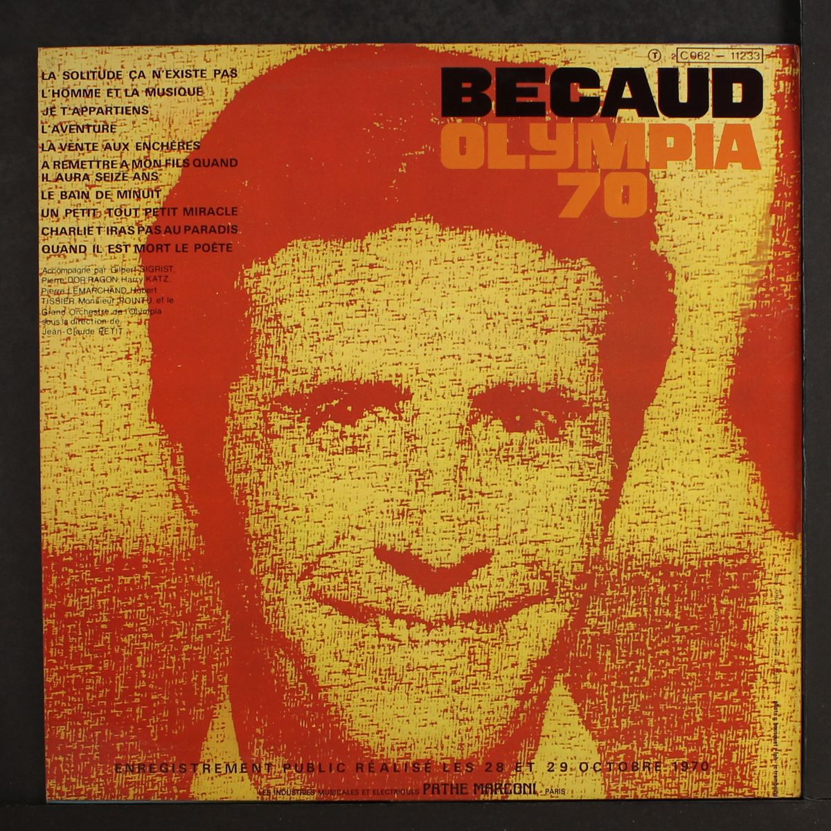 olympia 70 by GILBERT BECAUD