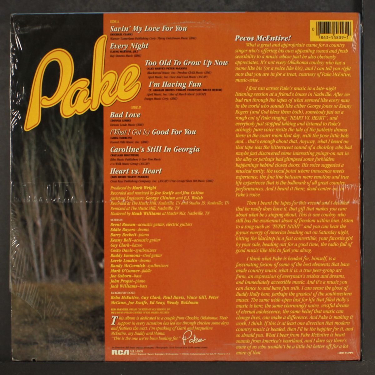 too old to grow up now by PAKE MCENTIRE