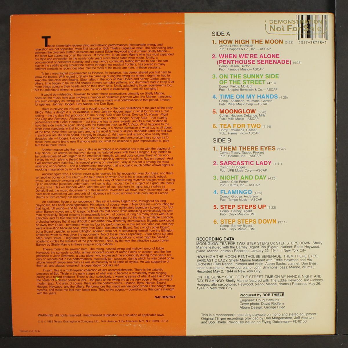 shelly manne and his friends by SHELLY MANNE