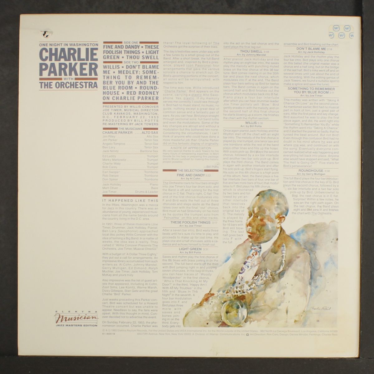 one night in washington by CHARLIE PARKER