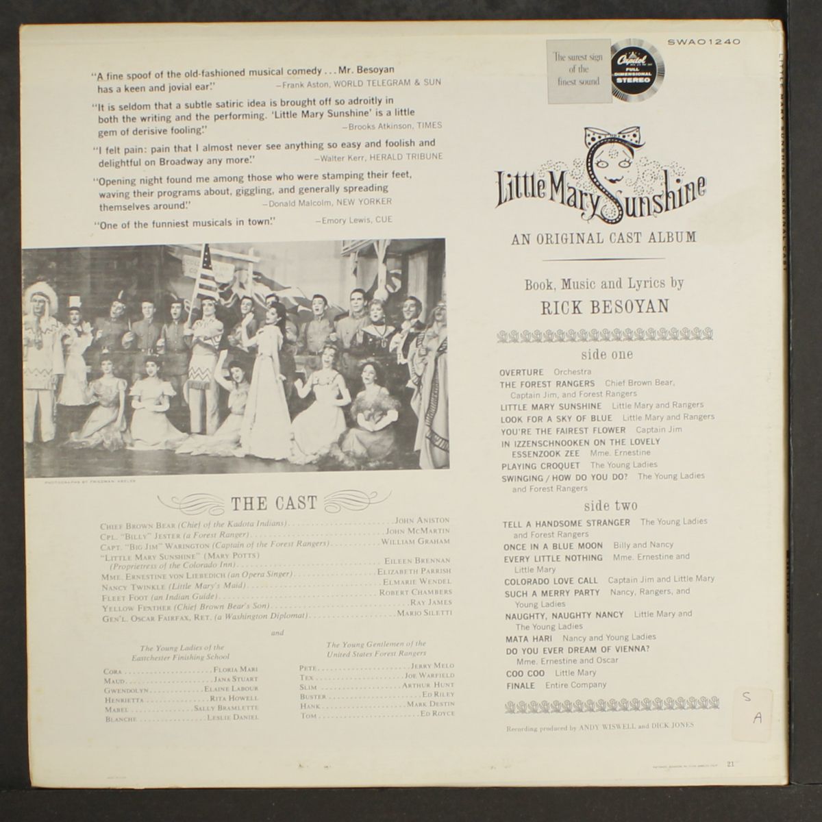 little mary sunshine by ORIGINAL CAST
