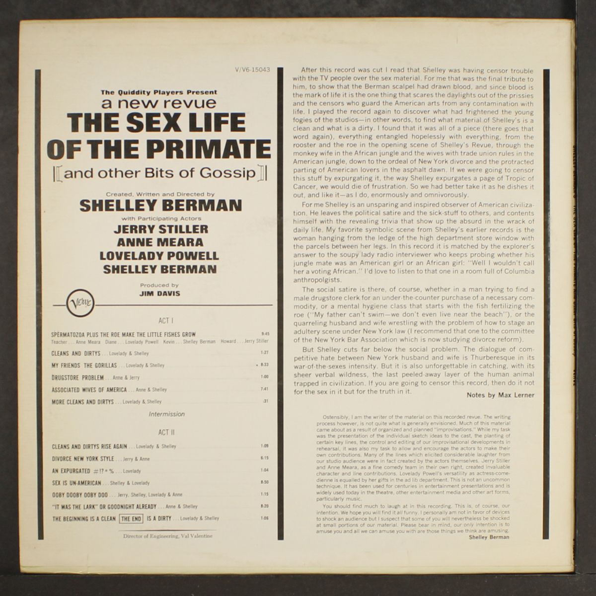 sex life of the primate by SOUNDTRACK