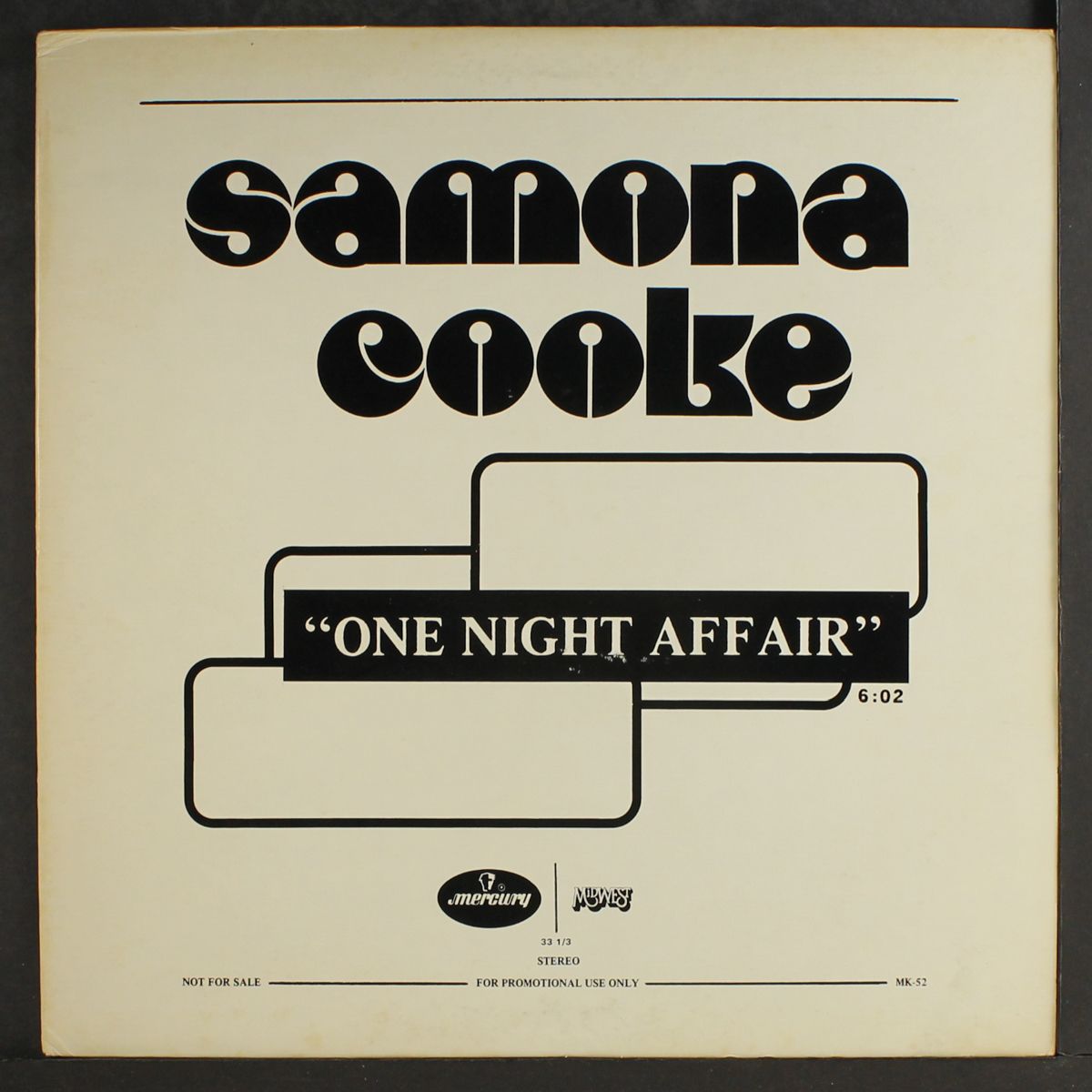 one night affair / same by SAMONA COOKE