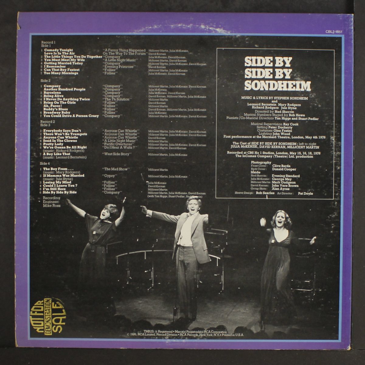 side by side by sondheim by ORIGINAL CAST