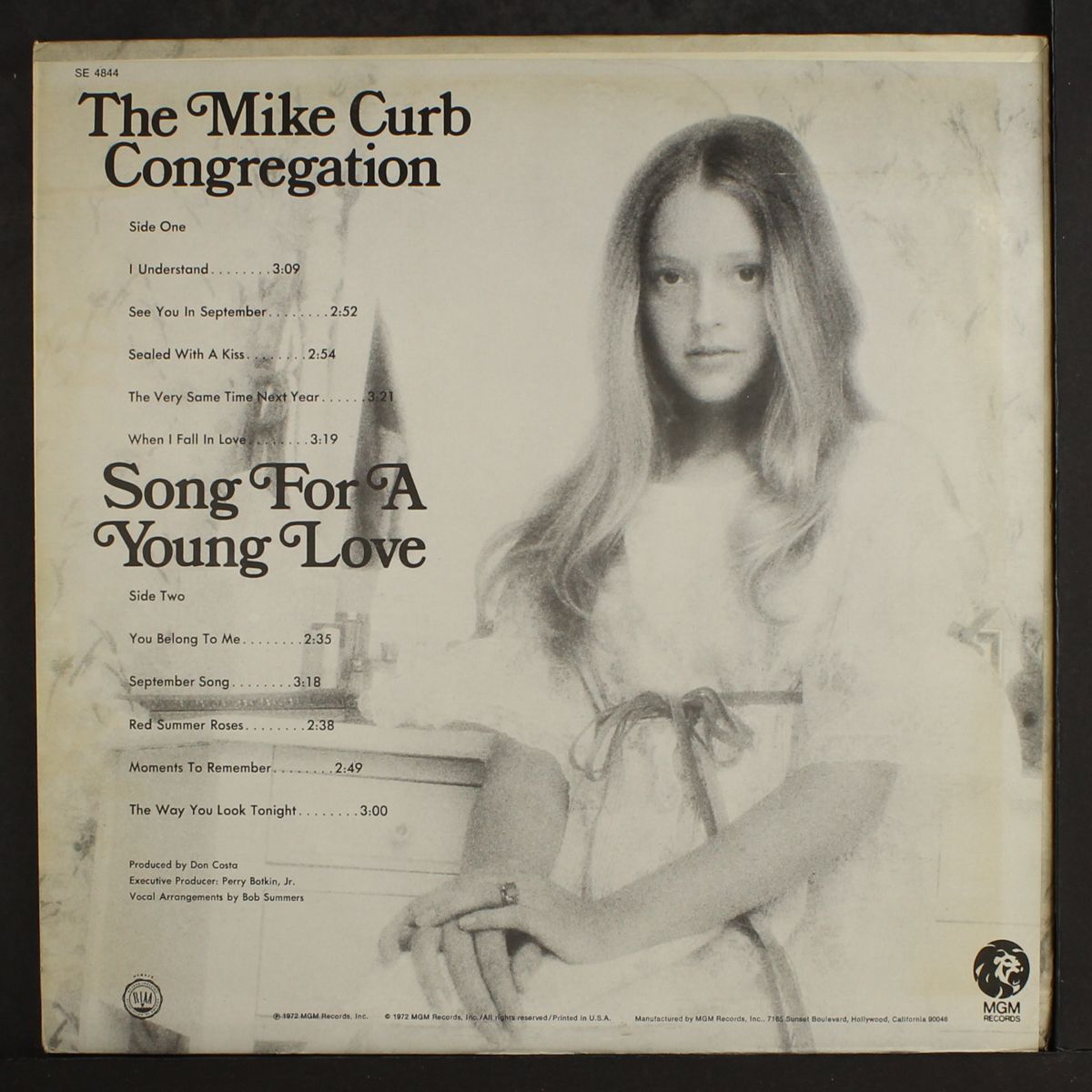 song for a young love by MIKE CURB CONGREGATION