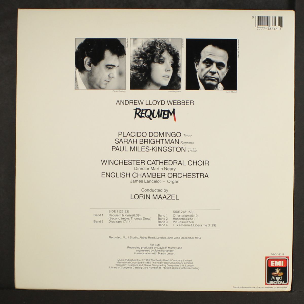 requiem by ANDREW LLOYD WEBBER