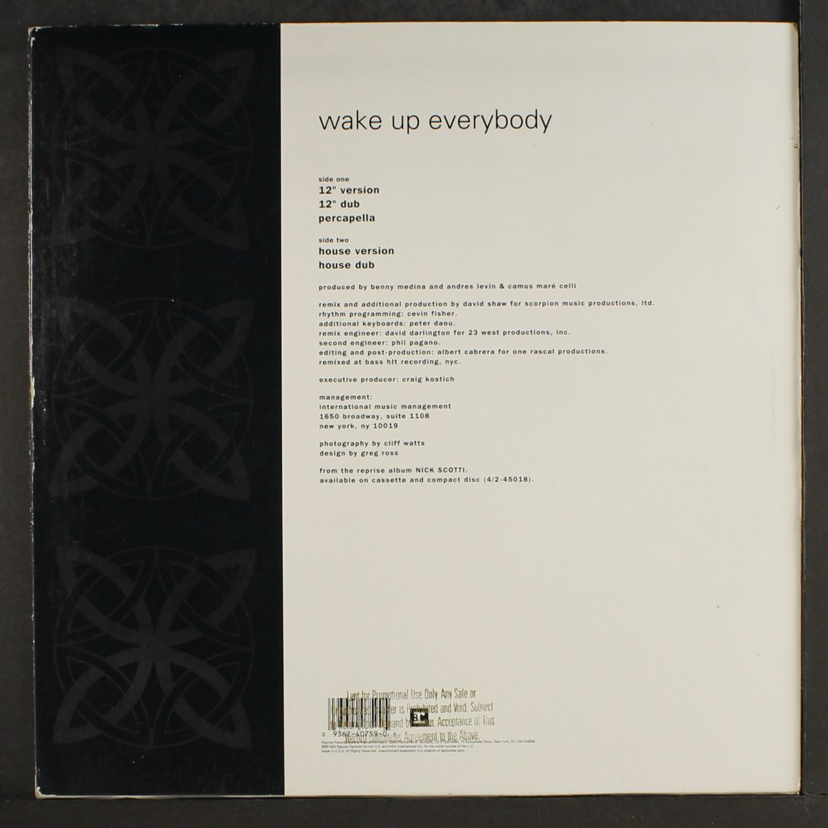 wake up everybody by NICK SCOTTI