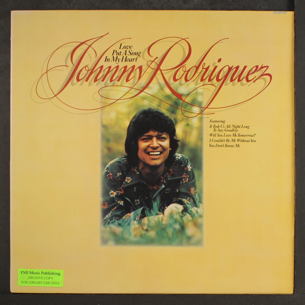 love put a song in my heart by JOHNNY RODRIGUEZ