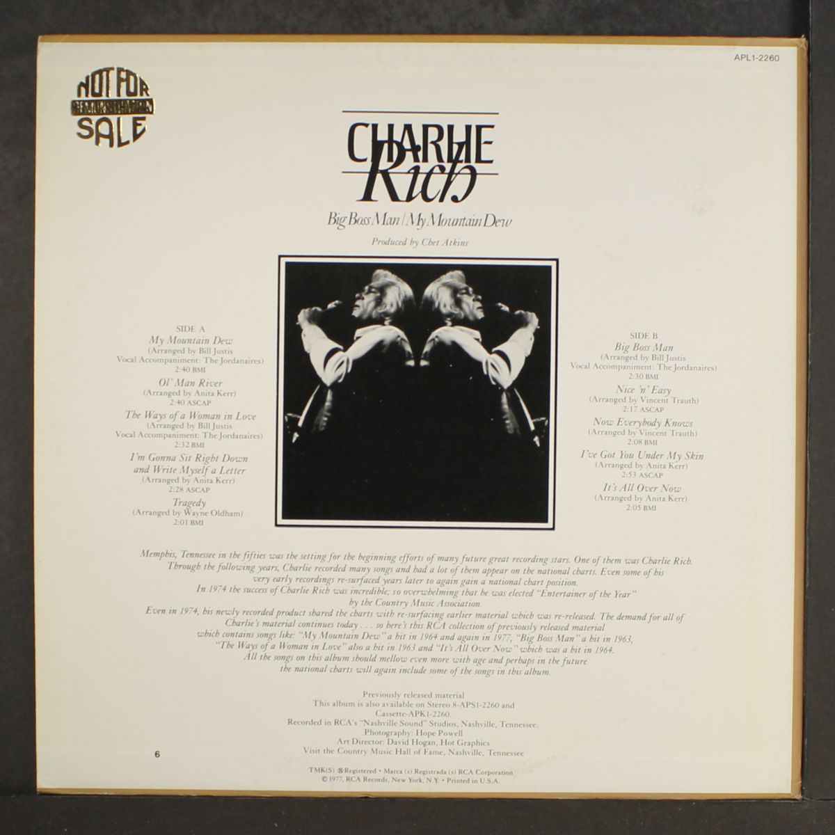 big boss man / my mountain dew by CHARLIE RICH