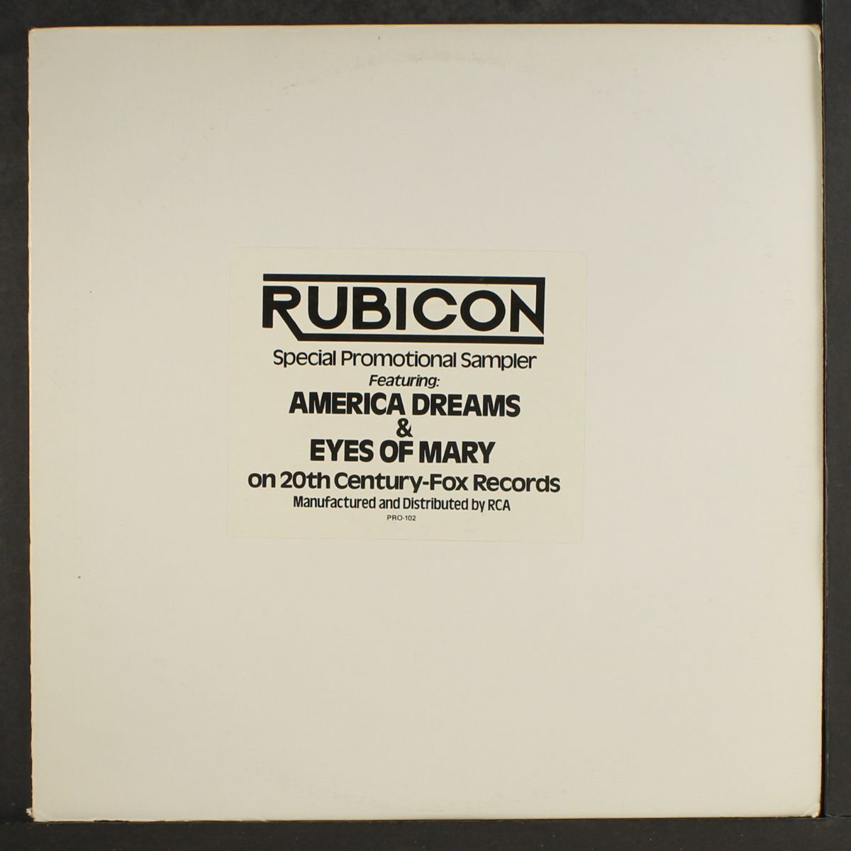 america dreams by RUBICON