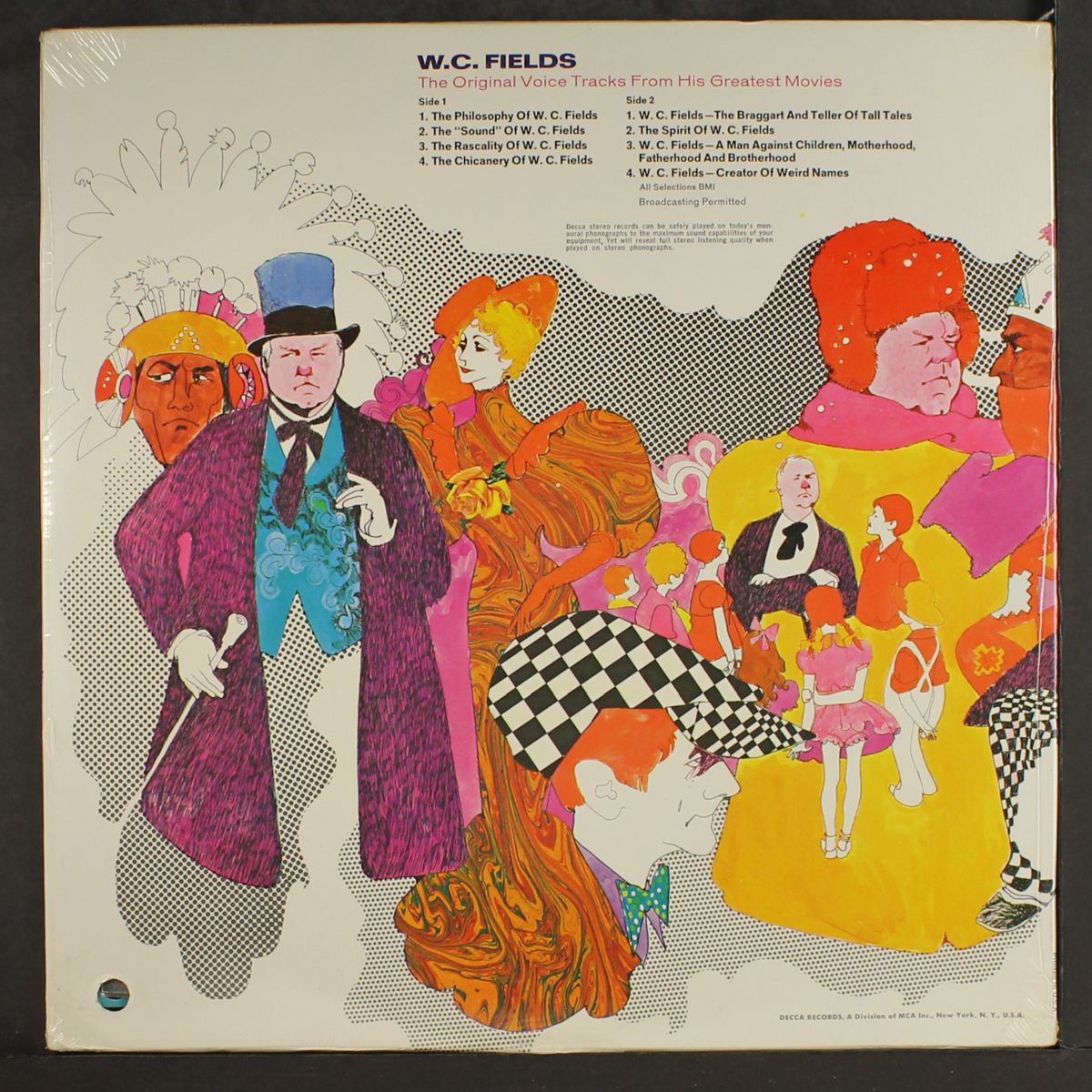 the original voice tracks from his greatest movies by W.C. FIELDS