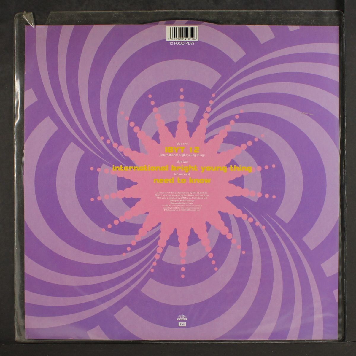 internationall bright young thing by JESUS JONES