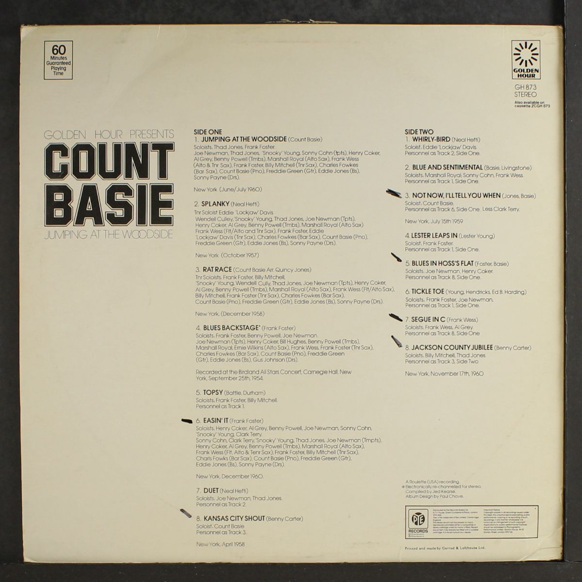 golden hour presents by COUNT BASIE