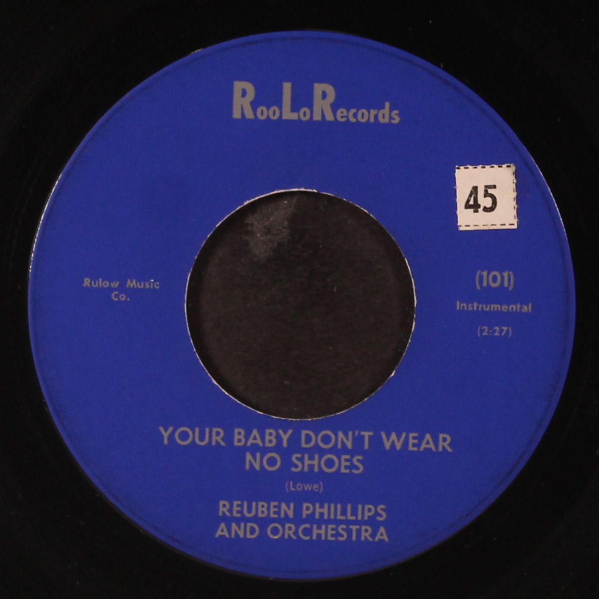 the duck / your baby don't wear no shoes by REUBEN PHILLIPS