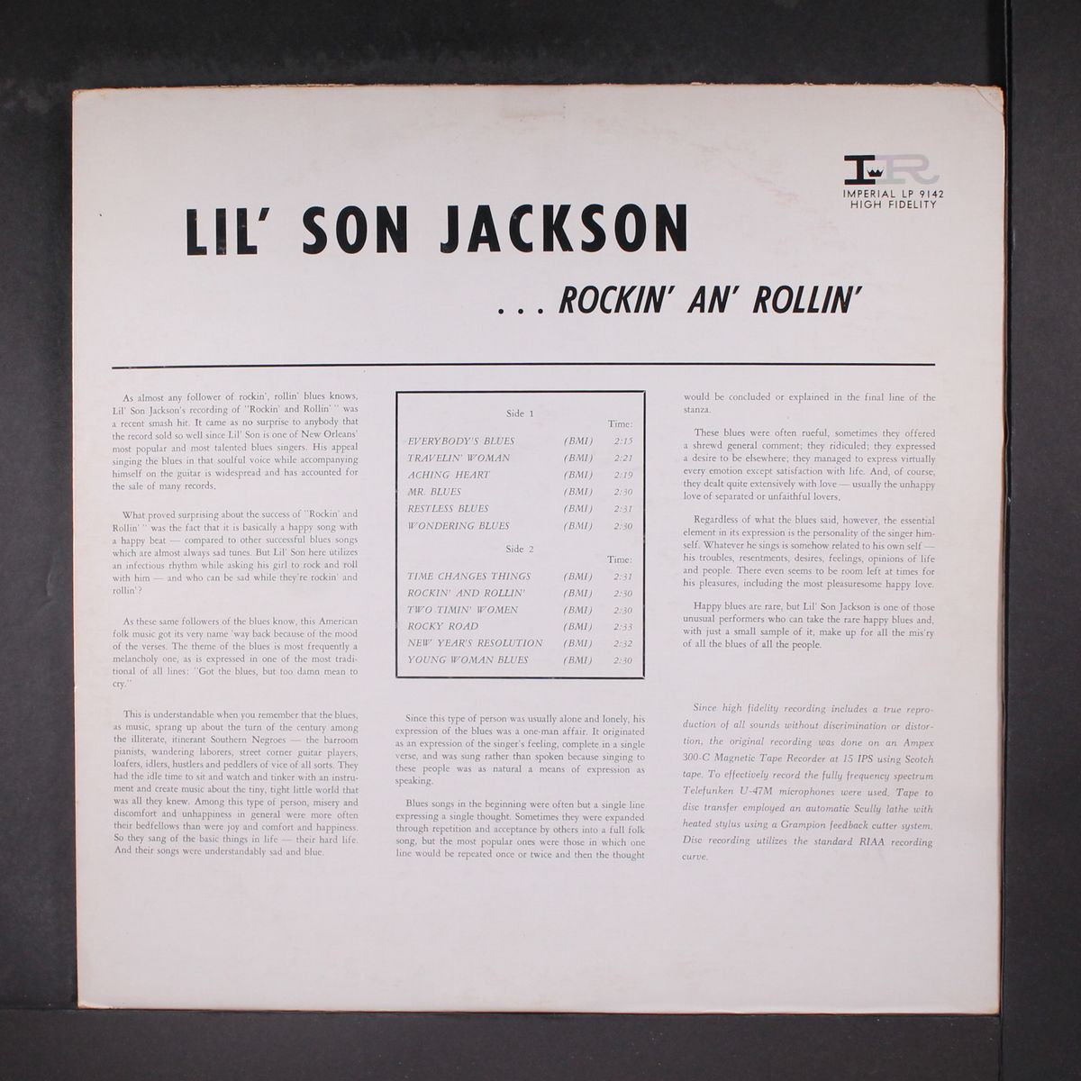 rockin' an' rollin' by LIL' SON JACKSON