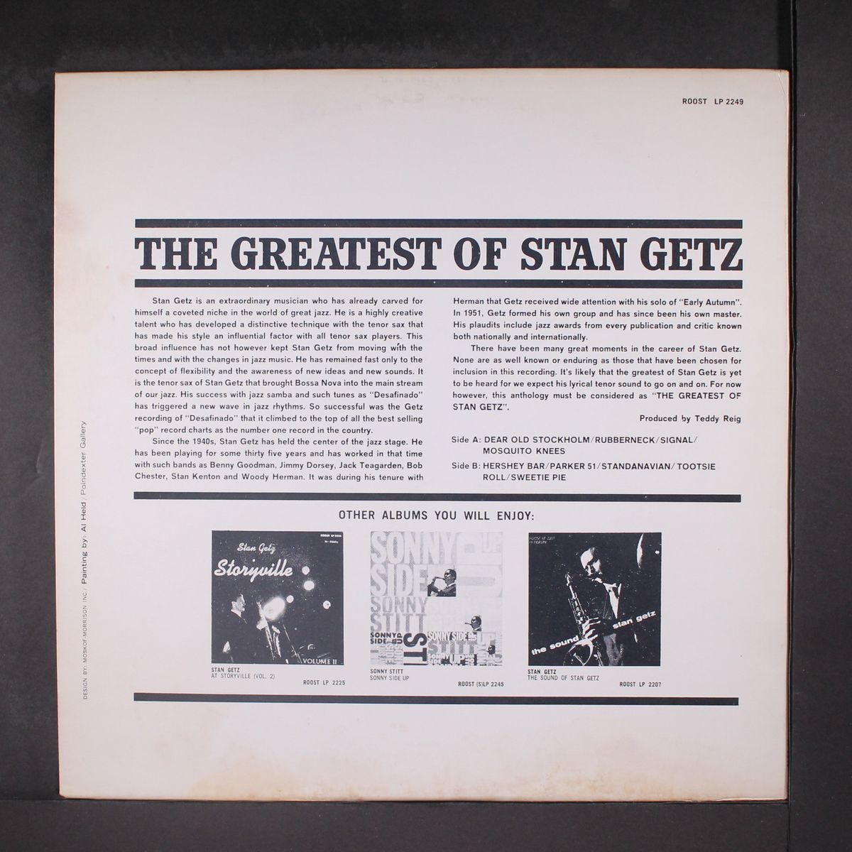 the greatest of by STAN GETZ
