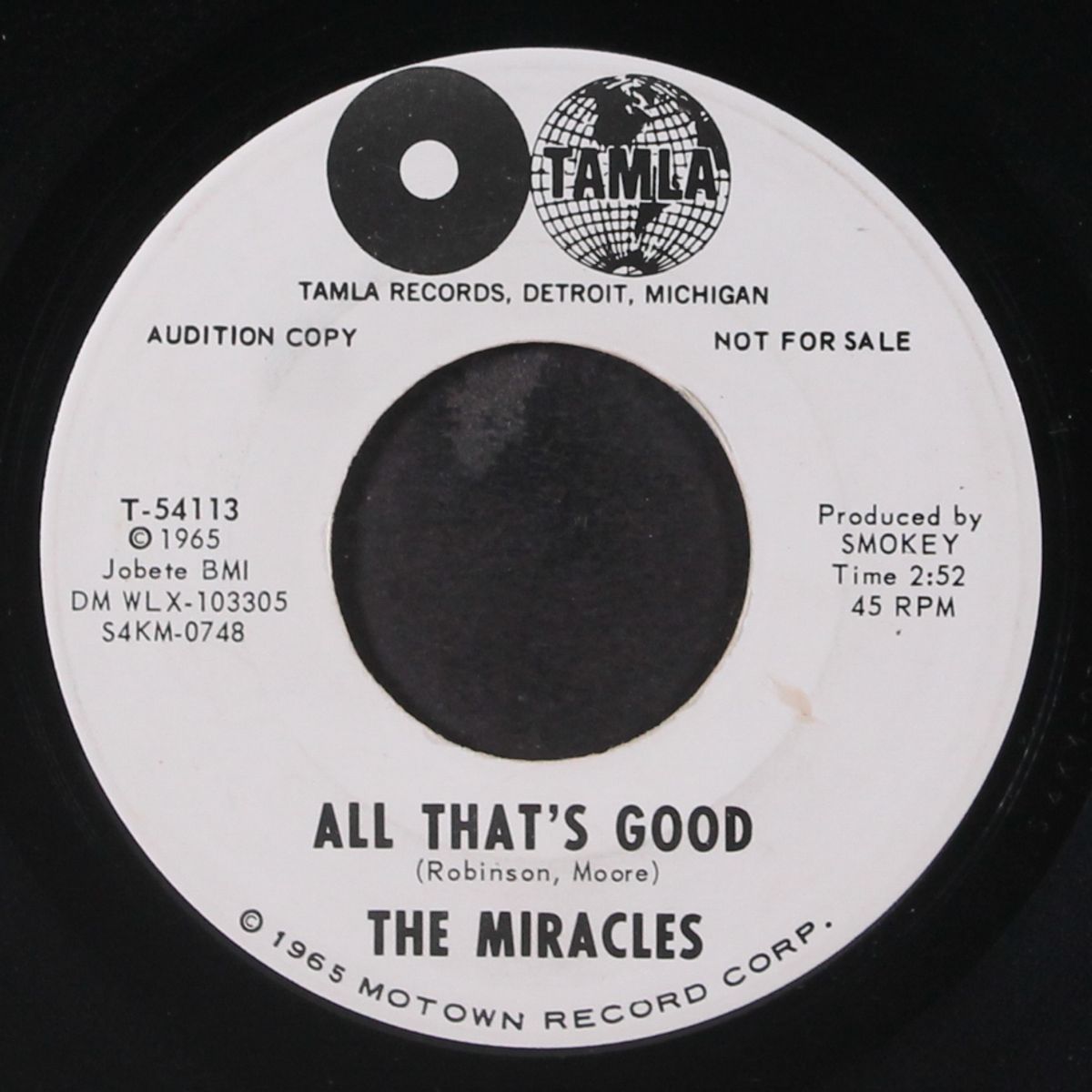 ooo baby baby / all that's good by MIRACLES