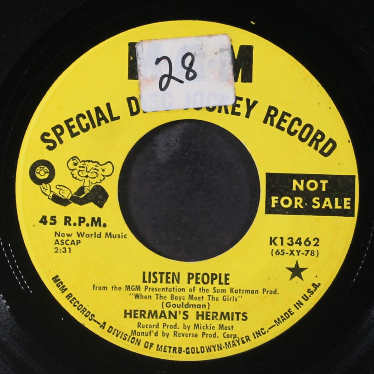 listen people / got a feeling by HERMAN'S HERMITS