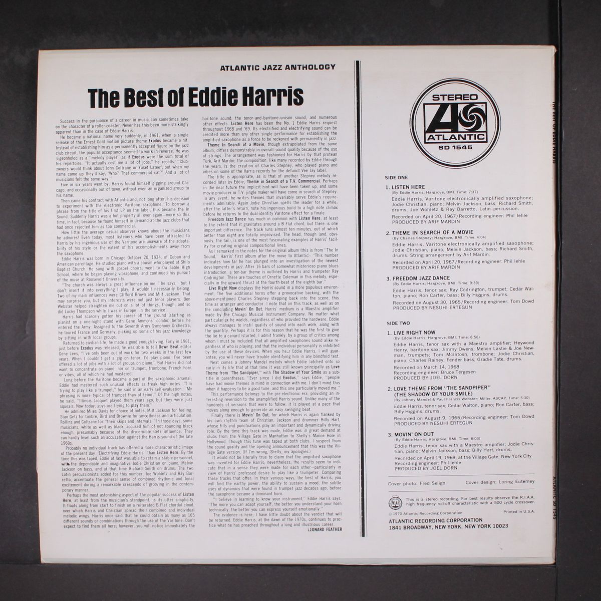 best of by EDDIE HARRIS