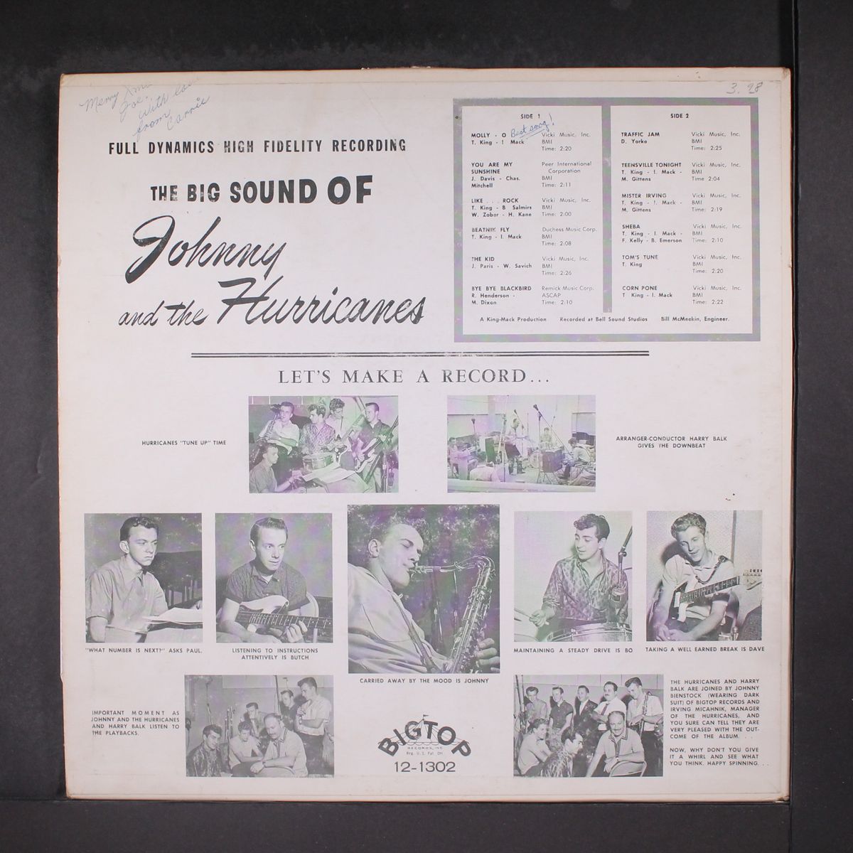 the big sound of johnny & hurricanes by JOHNNY & HURRICANES