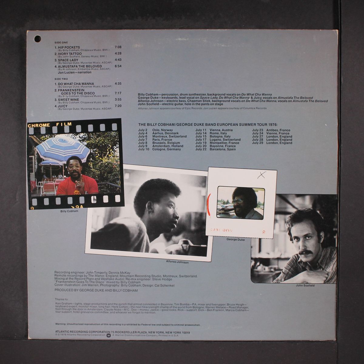 live - on tour in europe by BILLY COBHAM & GEORGE DUKE BAND