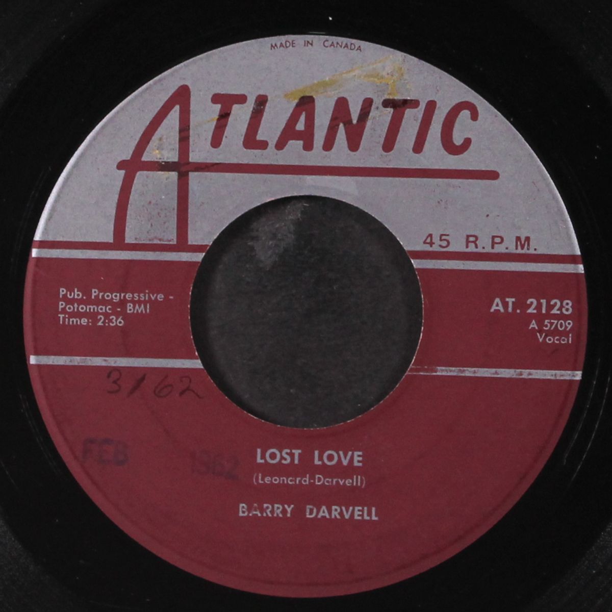 silver dollar / lost love by BARRY DARVELL