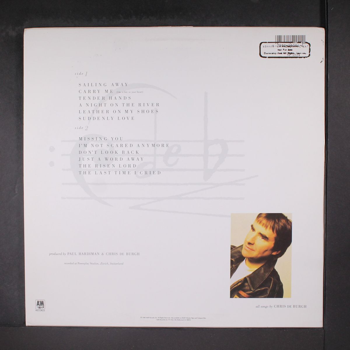 flying colours by CHRIS DE BURGH