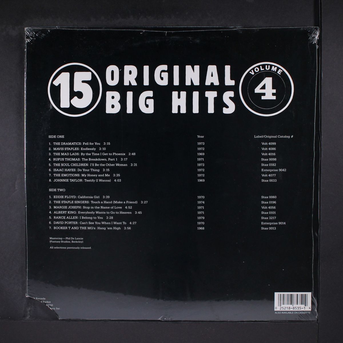 15 original big hits, vol. 4 by VARIOUS