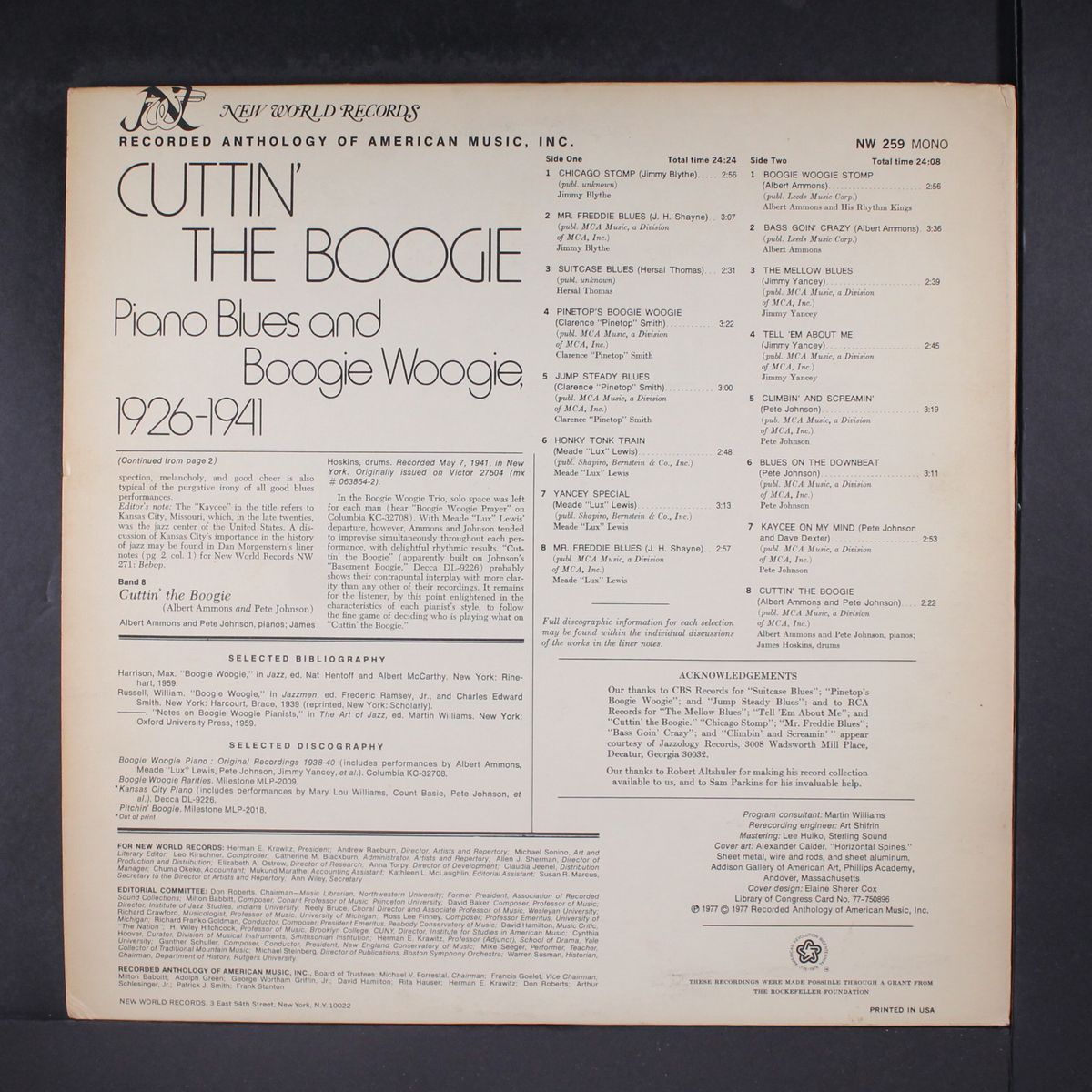 cuttin' the boogie by VARIOUS